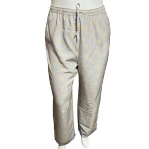 🌟CW Women’s 100% Silk Drawsting Trouser Pants Sz-16/18